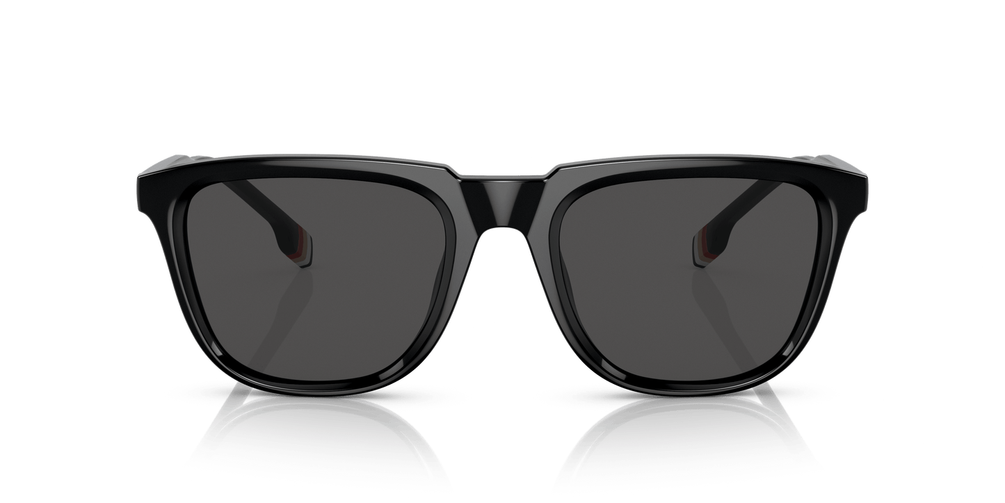 משקפי שמש בורברי שחור-אפור כהה | BURBERRY BE4381U George Black-Dark Grey