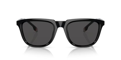 משקפי שמש בורברי שחור-אפור כהה | BURBERRY BE4381U George Black-Dark Grey