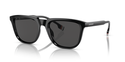 משקפי שמש בורברי שחור-אפור כהה | BURBERRY BE4381U George Black-Dark Grey
