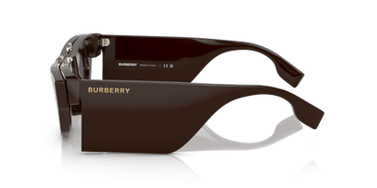 משקפי שמש בורברי חום-אפור כהה | BURBERRY BE4383 Brown-Dark Grey