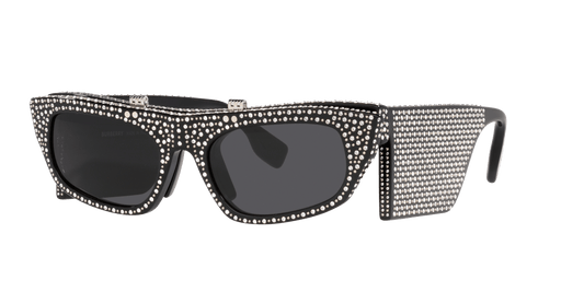 משקפי שמש בורברי שחור-אפור | BURBERRY BE4383 Black-Grey