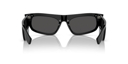 משקפי שמש בורברי שחור-אפור כהה | BURBERRY BE4385 Palmer Black-Dark Grey