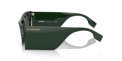 משקפי שמש בורברי ירוק-אפור כהה | BURBERRY BE4385 Palmer Green-Dark Grey