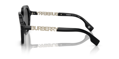 משקפי שמש בורברי שחור-אפור כהה | BURBERRY BE4389 Joni Black-Dark Grey