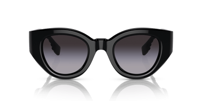 משקפי שמש בורברי שחור-אפור שיפוע | BURBERRY BE4390 Meadow Black-Grey Gradient