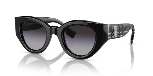 משקפי שמש בורברי שחור-אפור שיפוע | BURBERRY BE4390 Meadow Black-Grey Gradient