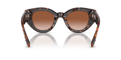 משקפי שמש של ברברי הוואנה כהה-חום שיפוע | BURBERRY BE4390 Meadow Dark Havana-Brown Gradient