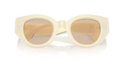 משקפי שמש בורברי אייבורי-חום בהיר | BURBERRY BE4390 Meadow Ivory-Light Brown