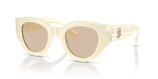 משקפי שמש בורברי אייבורי-חום בהיר | BURBERRY BE4390 Meadow Ivory-Light Brown