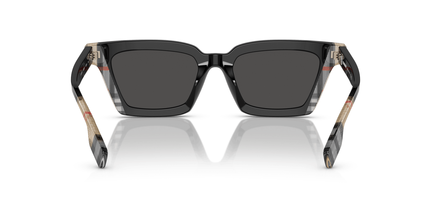 Burberry Sunglasses Black/Vintage Check-Dark Grey | BURBERRY BE4392U Briar Black/Vintage Check-Dark Grey