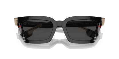 Burberry Sunglasses Black/Vintage Check-Dark Grey | BURBERRY BE4392U Briar Black/Vintage Check-Dark Grey