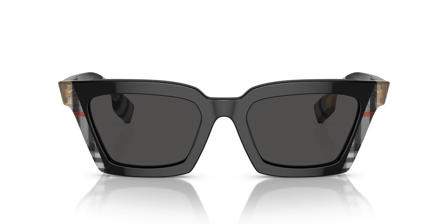 Burberry Sunglasses Black/Vintage Check-Dark Grey | BURBERRY BE4392U Briar Black/Vintage Check-Dark Grey