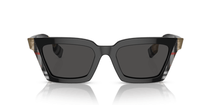 Burberry Sunglasses Black/Vintage Check-Dark Grey | BURBERRY BE4392U Briar Black/Vintage Check-Dark Grey
