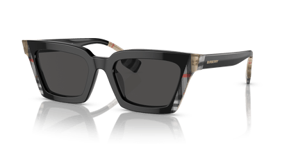 Burberry Sunglasses Black/Vintage Check-Dark Grey | BURBERRY BE4392U Briar Black/Vintage Check-Dark Grey