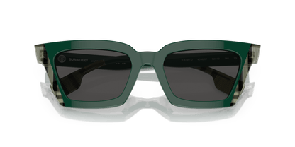 Burberry Sunglasses Green/Check Green-Dark Grey | BURBERRY BE4392U Briar Green/Check Green-Dark Grey