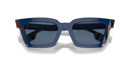 Burberry Sunglasses Blue/Navy Check Dark Blue | BURBERRY BE4392U Briar Blue/Navy Check-Dark Blue