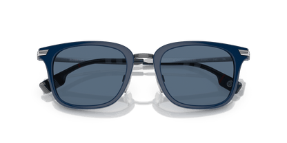 משקפי שמש בורברי כחול-כחול כהה | BURBERRY BE4395 Peter Blue-Dark Blue