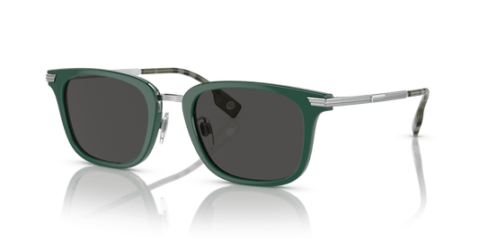 משקפי שמש בורברי ירוק-אפור כהה | BURBERRY BE4395 Peter Green-Dark Grey