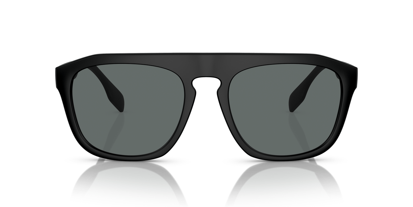 Burberry Polar Matte Black-Dark Grey Sunglasses | BURBERRY BE4396U Wren Matte Black-Dark Grey Polar