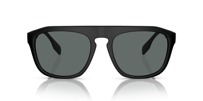 Burberry Polar Matte Black-Dark Grey Sunglasses | BURBERRY BE4396U Wren Matte Black-Dark Grey Polar