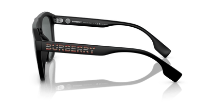 Burberry Polar Matte Black-Dark Grey Sunglasses | BURBERRY BE4396U Wren Matte Black-Dark Grey Polar