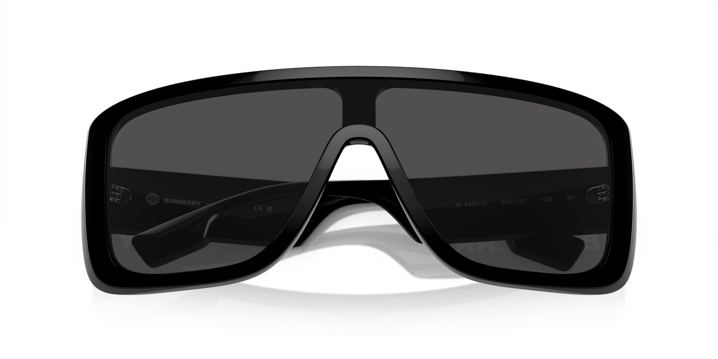 משקפי שמש של ברברי שחור-אפור כהה | BURBERRY BE4401U Black-Dark Grey