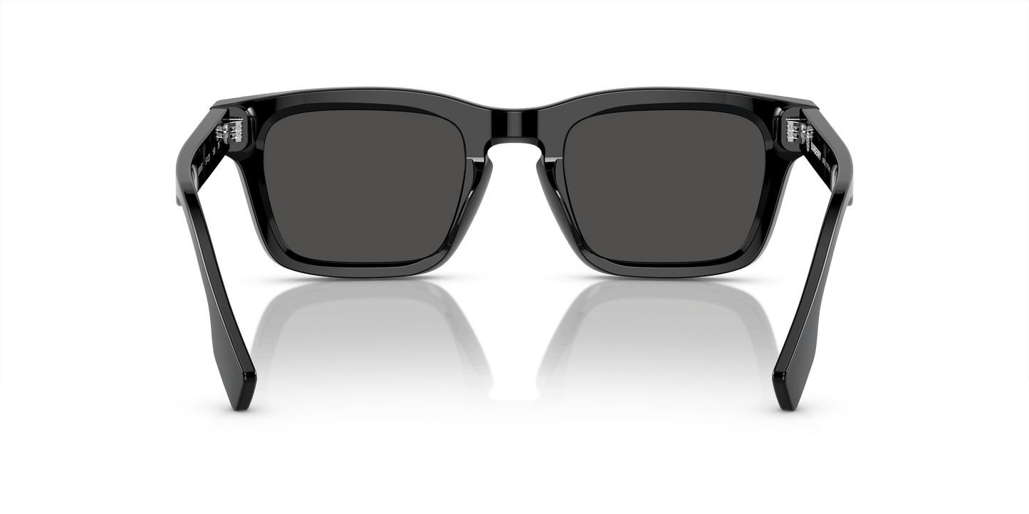 משקפי שמש בורברי שחור-אפור כהה | BURBERRY BE4403 Black-Dark Grey