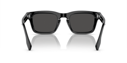 משקפי שמש בורברי שחור-אפור כהה | BURBERRY BE4403 Black-Dark Grey