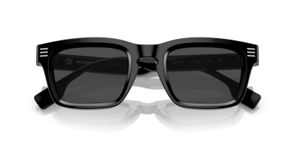 משקפי שמש בורברי שחור-אפור כהה | BURBERRY BE4403 Black-Dark Grey