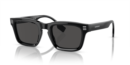 משקפי שמש בורברי שחור-אפור כהה | BURBERRY BE4403 Black-Dark Grey