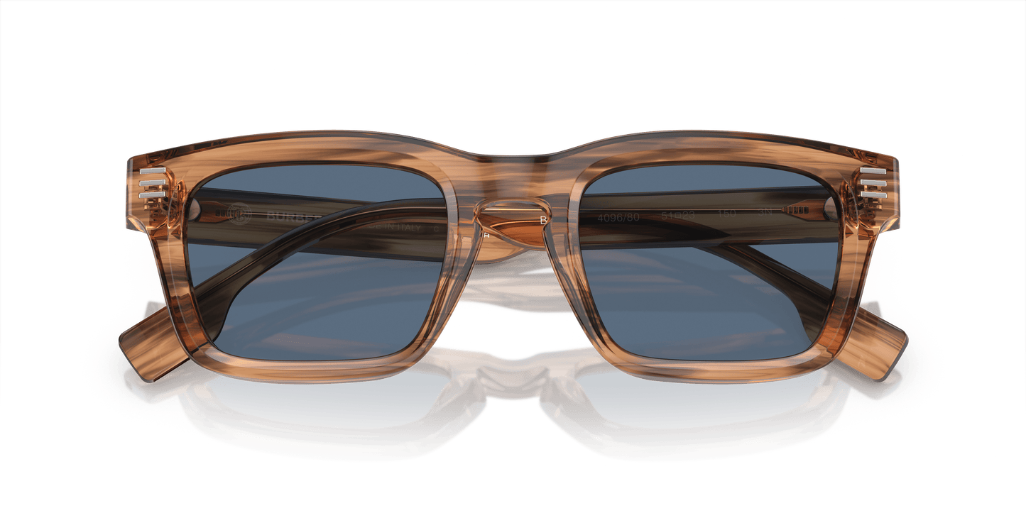משקפי שמש בורברי חום-כחול כהה | BURBERRY BE4403 Brown-Dark Blue