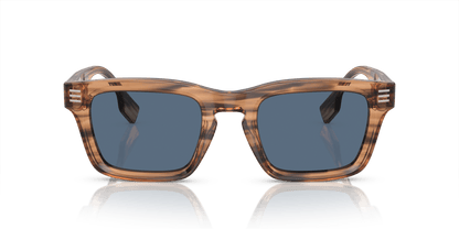 משקפי שמש בורברי חום-כחול כהה | BURBERRY BE4403 Brown-Dark Blue