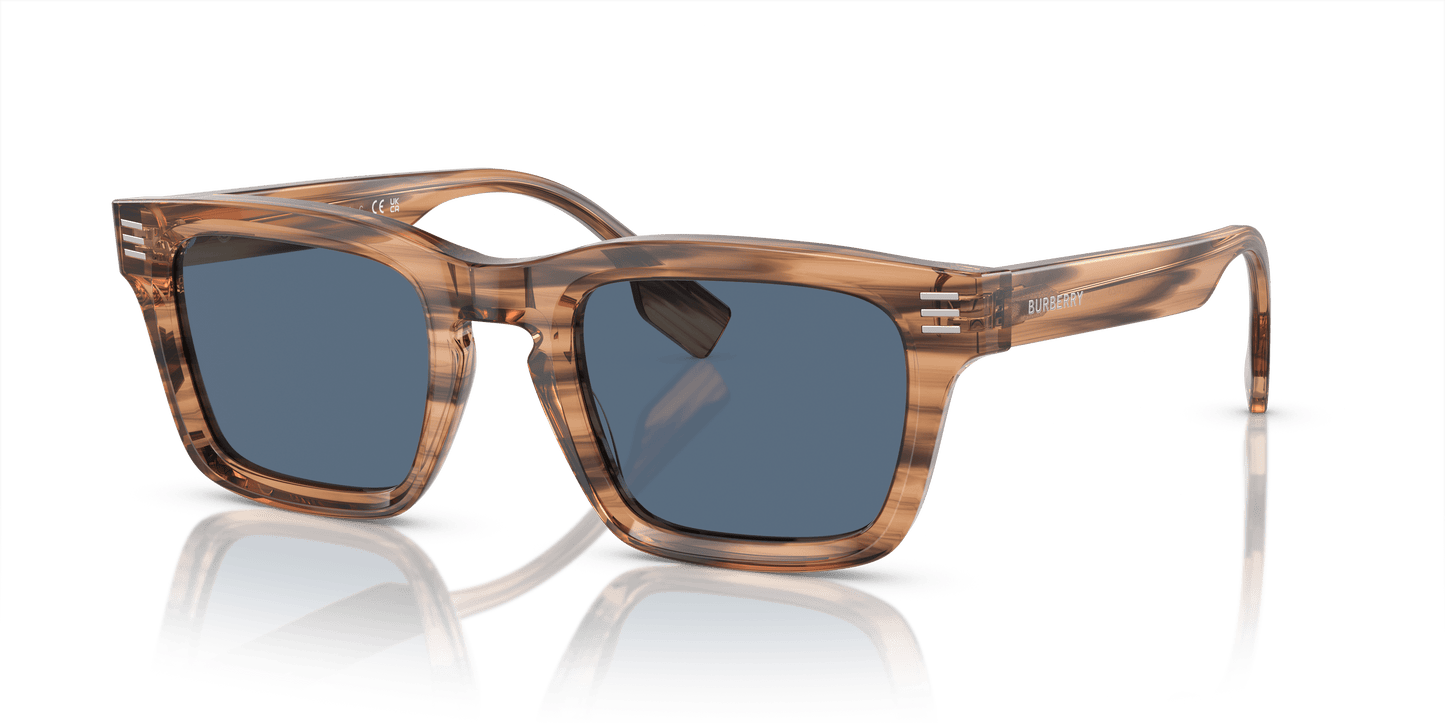 משקפי שמש בורברי חום-כחול כהה | BURBERRY BE4403 Brown-Dark Blue