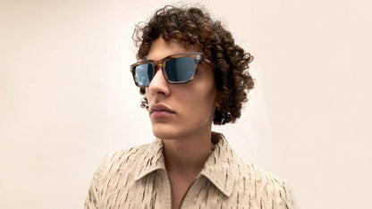 משקפי שמש בורברי חום-כחול כהה | BURBERRY BE4403 Brown-Dark Blue
