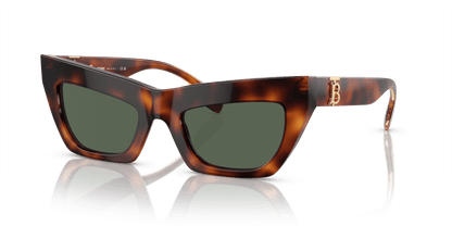 משקפי שמש של ברברי הוואנה בהירה-ירוק כהה | BURBERRY BE4405 Light Havana-Dark Green