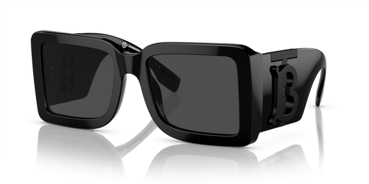 משקפי שמש בורברי שחור-אפור כהה | BURBERRY BE4406U Black-Dark Grey