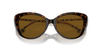 משקפי שמש של ברברי הוואנה כהה-קוטב חום | BURBERRY BE4407 Dark Havana-Brown Polar