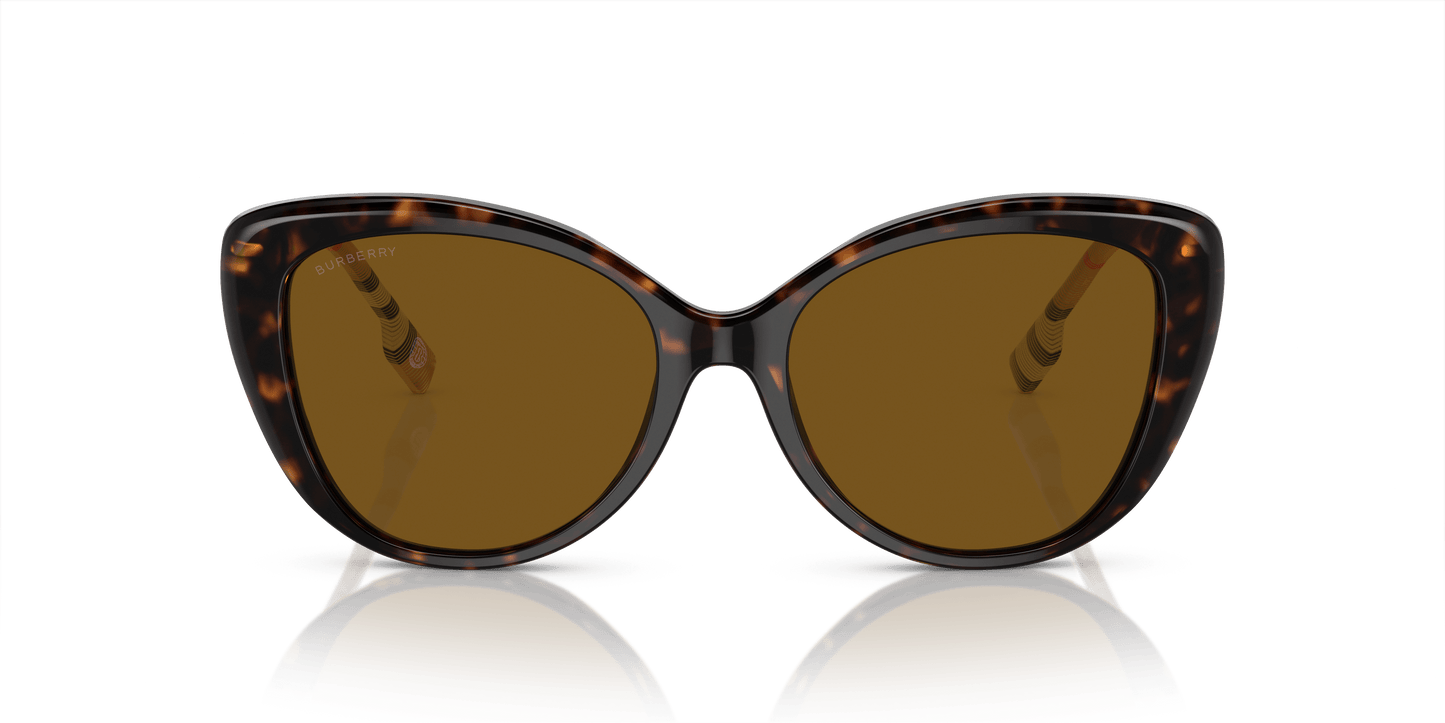 משקפי שמש של ברברי הוואנה כהה-קוטב חום | BURBERRY BE4407 Dark Havana-Brown Polar