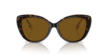 משקפי שמש של ברברי הוואנה כהה-קוטב חום | BURBERRY BE4407 Dark Havana-Brown Polar