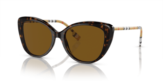 משקפי שמש של ברברי הוואנה כהה-קוטב חום | BURBERRY BE4407 Dark Havana-Brown Polar