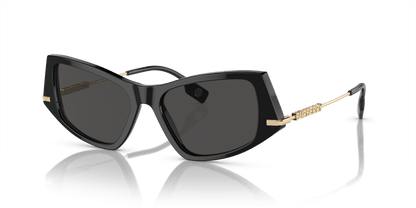 Burberry Sunglasses Black-Dark Grey | BURBERRY BE4408 Black-Dark Grey