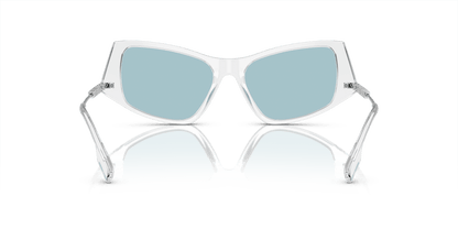 משקפי שמש של ברברי תכלת שקוף-קל | BURBERRY BE4408 Transparent-Light Azure