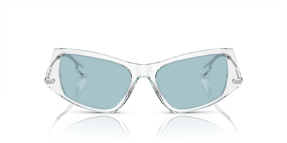 משקפי שמש של ברברי תכלת שקוף-קל | BURBERRY BE4408 Transparent-Light Azure