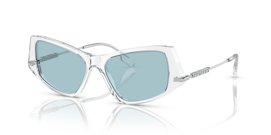 משקפי שמש של ברברי תכלת שקוף-קל | BURBERRY BE4408 Transparent-Light Azure
