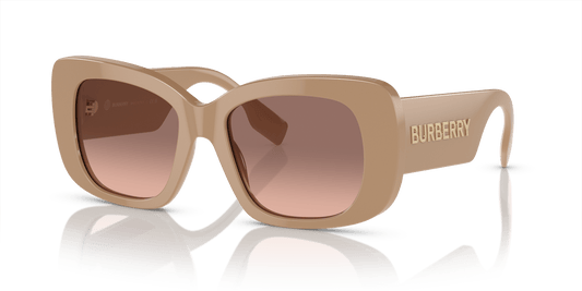 משקפי שמש של ברברי צבע בז'-ורוד חום כהה | BURBERRY BE4410 Beige-Pink Gradient Dark Brown