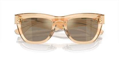 משקפי שמש של ברברי מראה חום-חום בהיר זהב | BURBERRY BE4415U Brown-Light Brown Mirror Gold