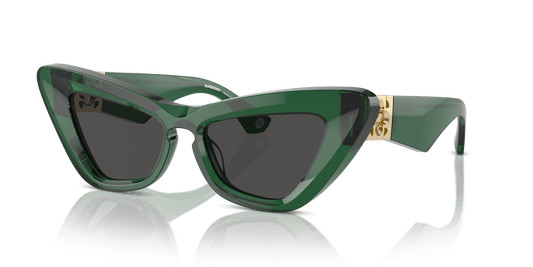 משקפי שמש בורברי ירוק-אפור כהה | BURBERRY BE4421U Green-Dark Grey