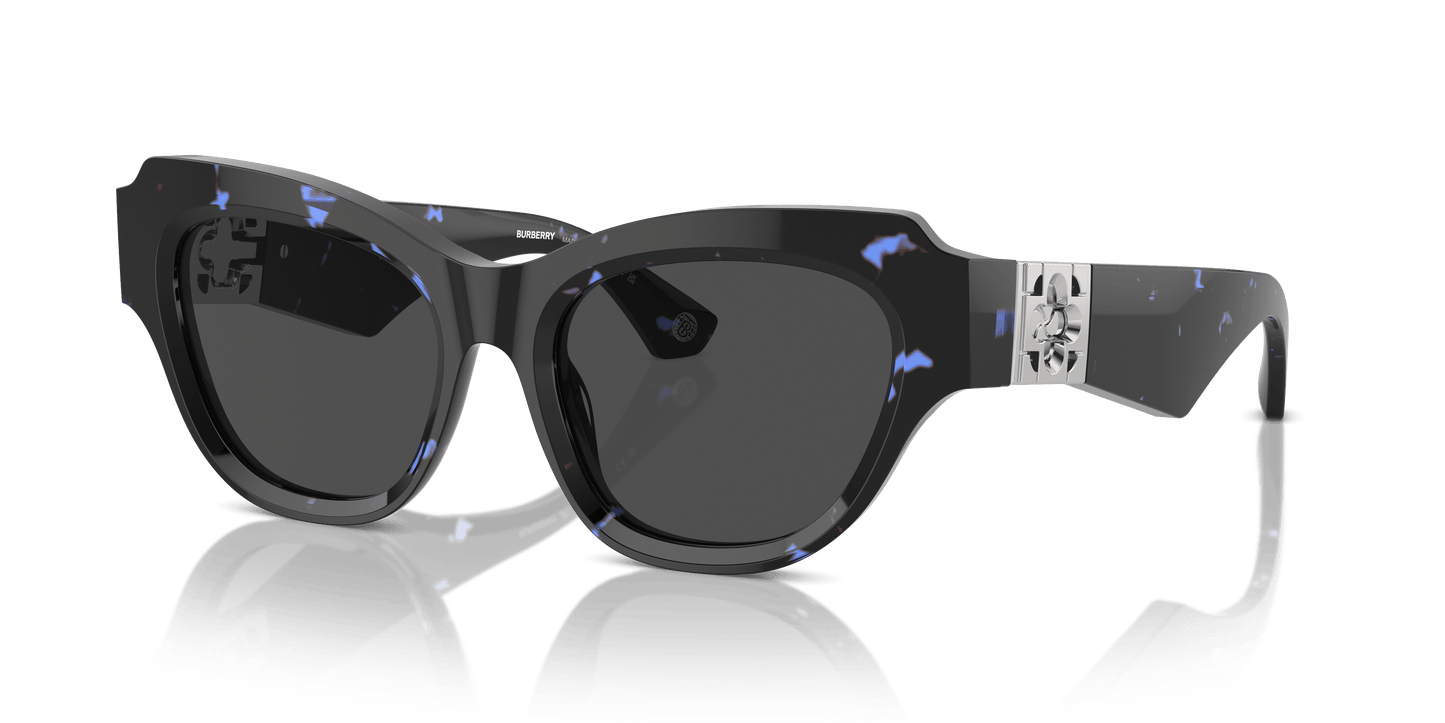 משקפי שמש של בורברי כחול הוואנה-אפור כהה | BURBERRY BE4423 Blue Havana-Dark Grey