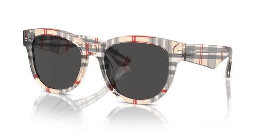 משקפי שמש בורברי וינטג' בגוון אפור כהה | BURBERRY BE4432U Vintage Check-Dark Grey