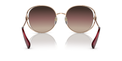 BVLGARI Sunglasses Pink Gold-Brown Grad Purple Grad Black | BVLGARI BV6181B Pink Gold-Brown Grad Purple Grad Black